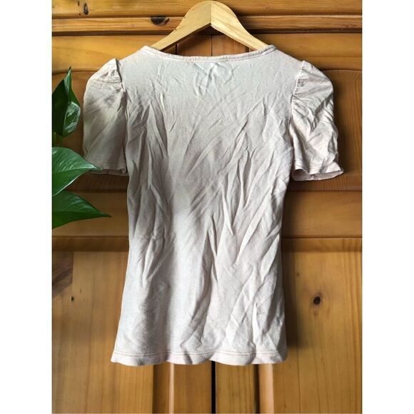 Forever 21 Puff Sleeve Top Size S - Picture 3 of 8